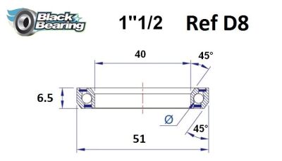 Hb 40x51x6.5mm 36 /45