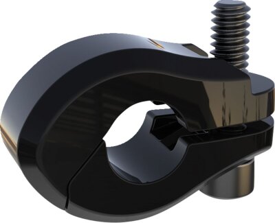 Mount Flag For 1/2 Tube Black