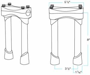 Risers Murdock 8 Blk