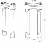 Risers Murdock 10 Blk