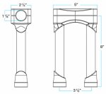 Riser Murdock O/s Chr 8