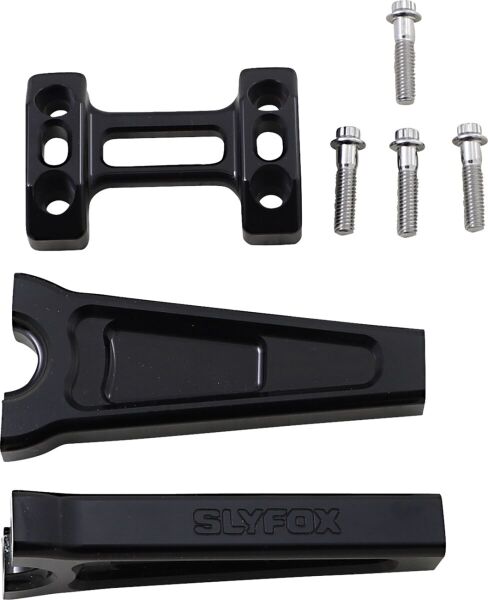 Riser Straight 6x1 Blk