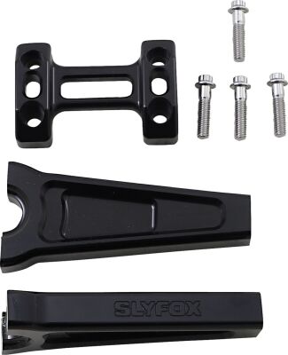 Riser Straight 6x1 Blk