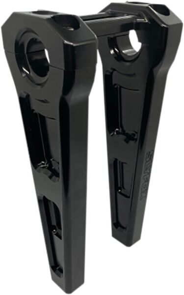 Riser Straight 8x1 Blk