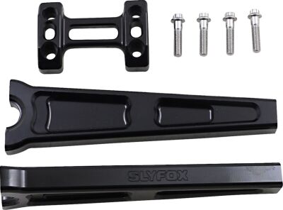 Riser Straight 10x1 Blk