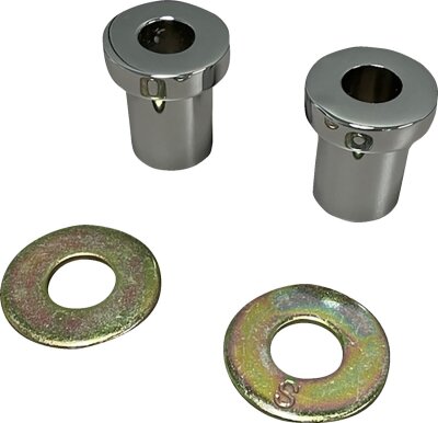 Bushings Solid Riser Chr