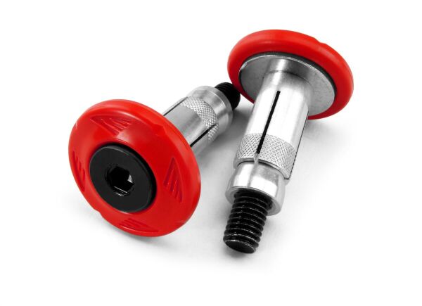 Grip Armor W/bar End Red