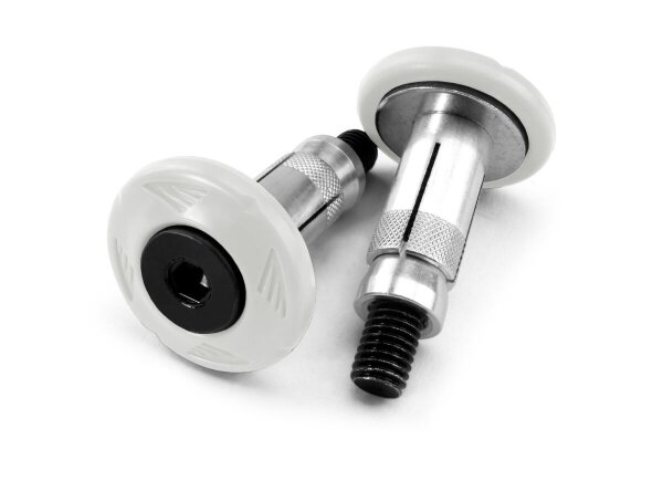 Grip Armor W/bar End Wht