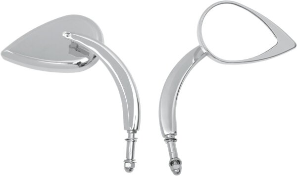 Mirror T-drop Chr L. Stm
