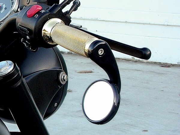 Mirror Bar End Right Blk