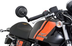 D-mirror-8 Barend Short Alu Bk