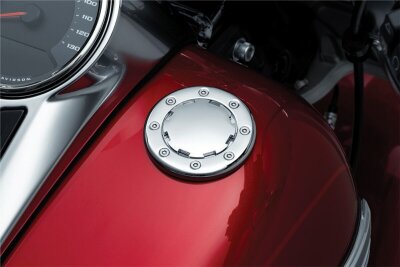 Cap Gas Vented Flush Chr