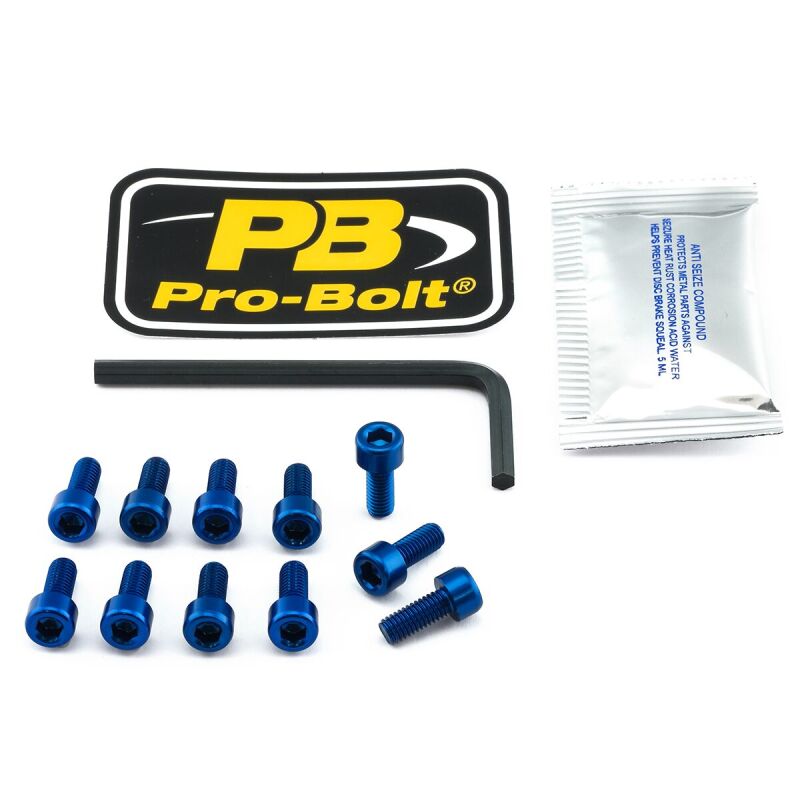 Bolt Kit Fuel Cap Blue