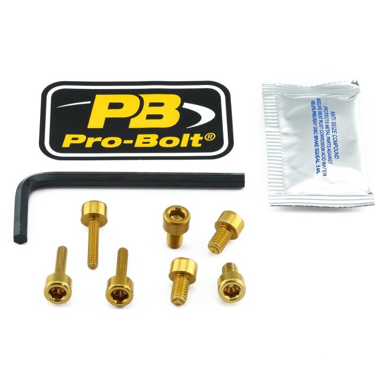 Bolt Kit Fuel Cap Gold