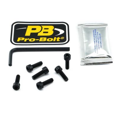 Bolt Kit Fuel Cap Black
