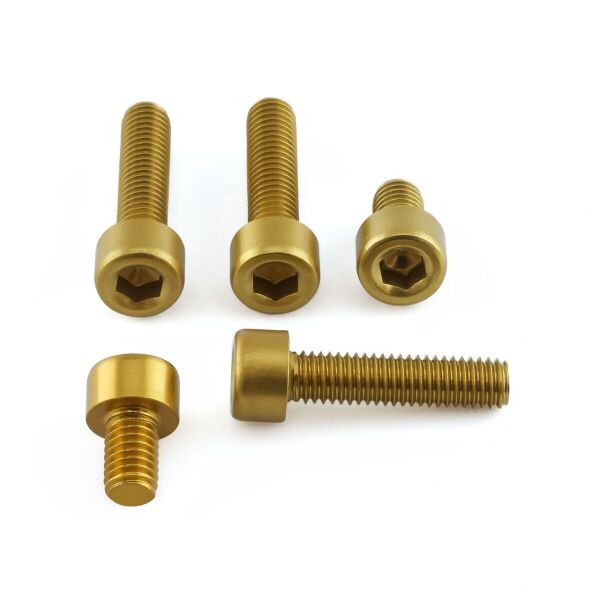 Bolt Kit Fuel Cap Gold
