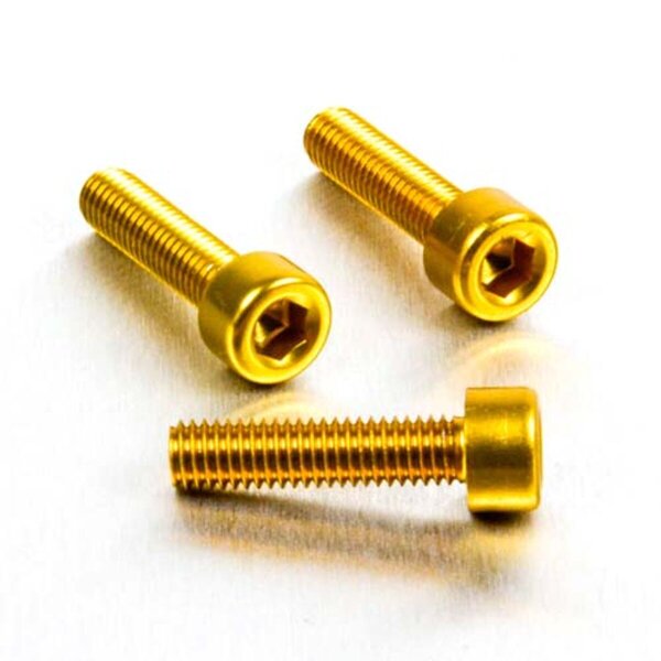 Bolt Kit Fuel Cap Gold