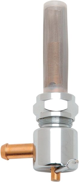 Petcock Rnd Chr 5/16 Rear Out