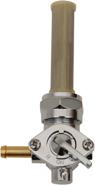 Petcock Frt Chr 22mm