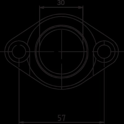 Carb Flange Polaris