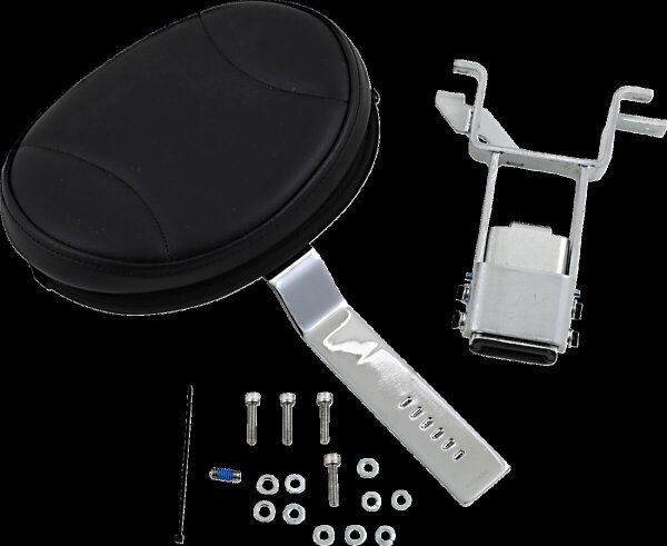 Backrest Drv 14+ Blk/chr