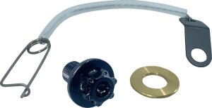 Drain Plug 10x1.25x20 Blk
