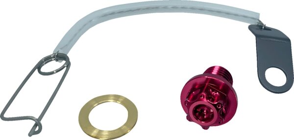 Drain Plug 12x1.5x15 Red