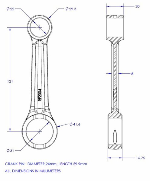 Connecting Rod Kr2034