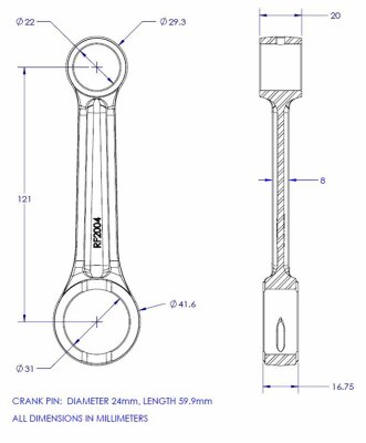 Connecting Rod Kr2034