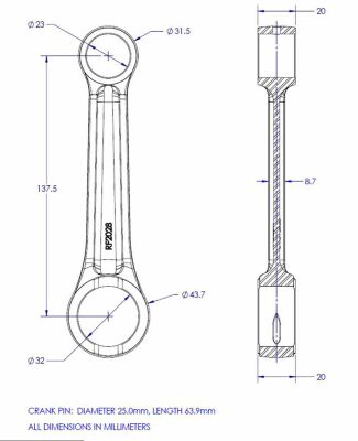 Connecting Rod Kr2028