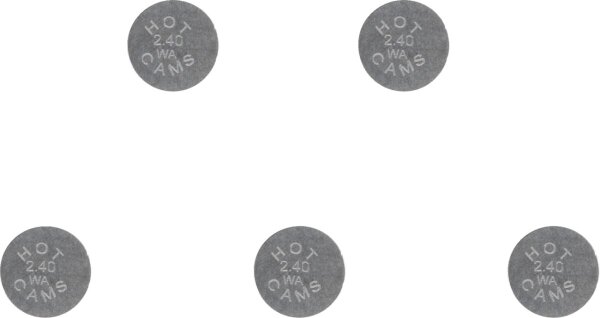 Valve Shim 5pk 7.48x2.40
