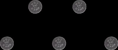 Valve Shim 5pk 7.48x2.80