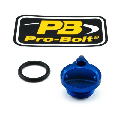 Cap Oil Filler Alum Bmw Blue
