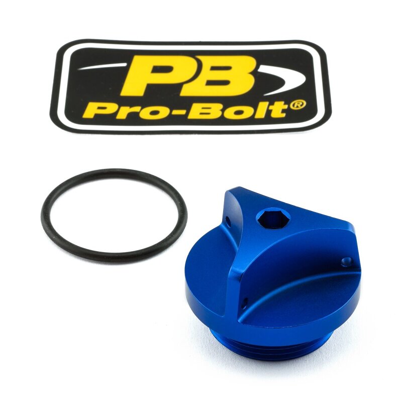 Cap Oil Filler Alum Bmw Blue