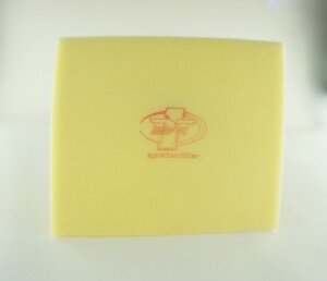 Air Filter Foam Cross 25x30cm