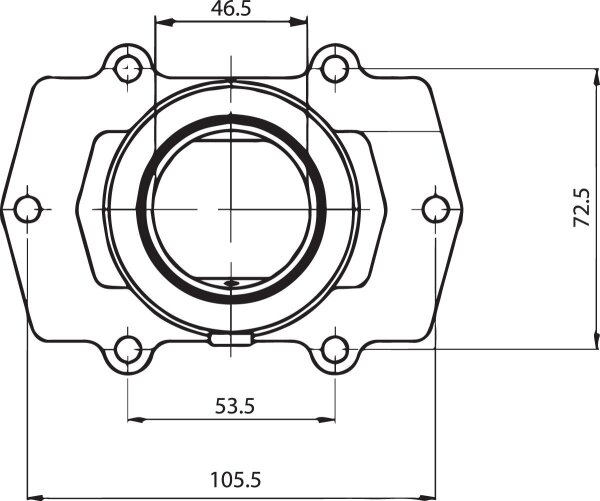 Carb Flange Arctic
