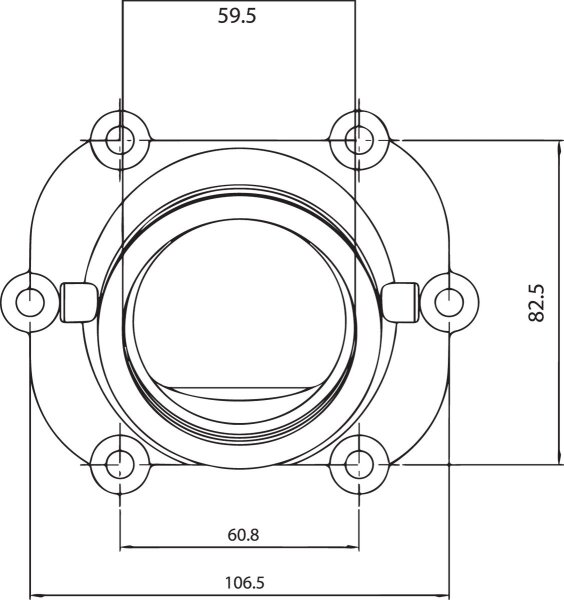 Carb Flange Polaris