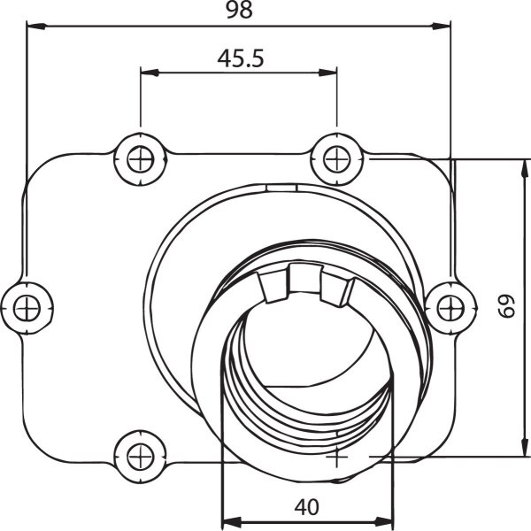 Carb Flange Ski Doo