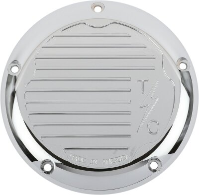 Cover Derby Finned M8 Chr