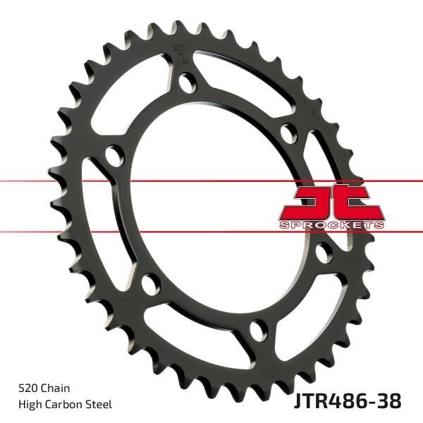 Sprocket Rear 38t 520