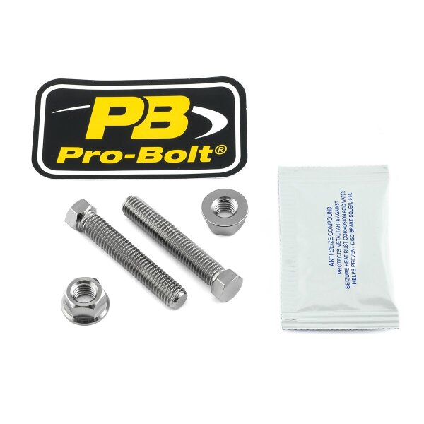 Bolt Set Axle Adj M8x1.25 Tit