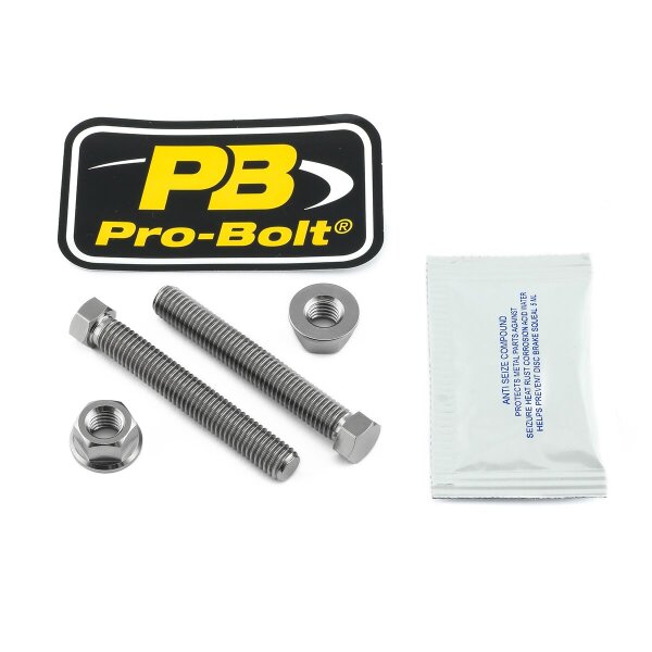 Bolt Set Axle Adj M8x1.25 Tit