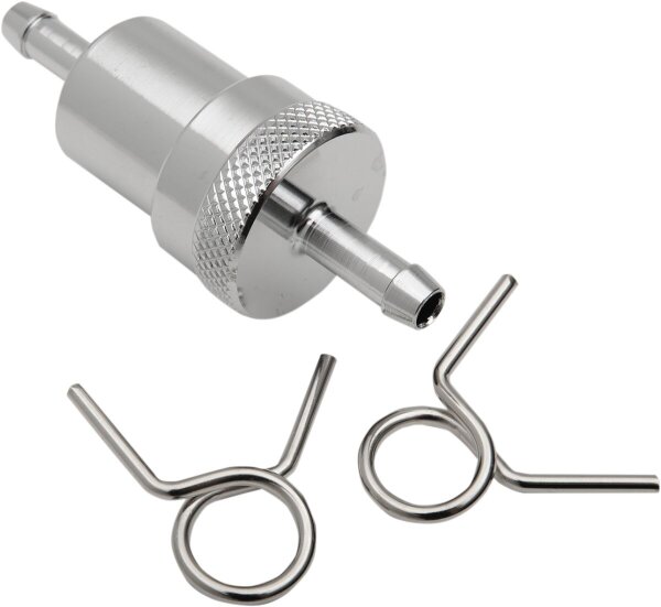 Fuel-filter 1/4 Chrome