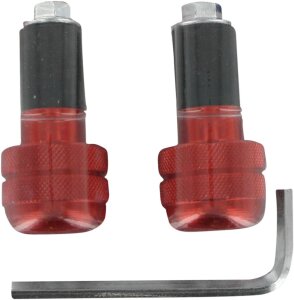 Anti-vibratn Bar End Red