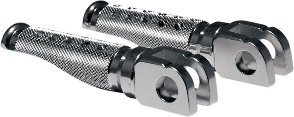 Footpegs Slash-cut Silver