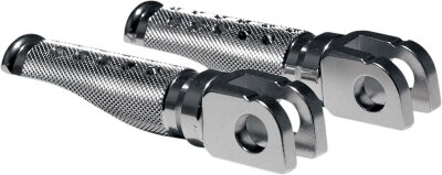 Footpegs Slash-cut Silver