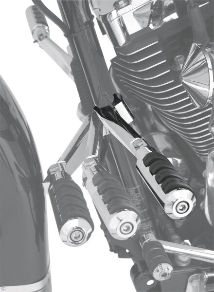 Peg Mnt Frame 1.25adj Chr