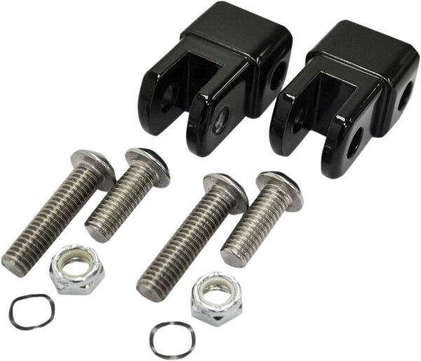 Adapters Footpeg Male Bk