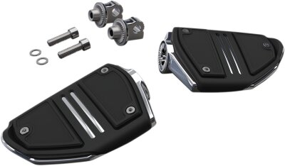 Footpeg T-rail W/mnt Chr