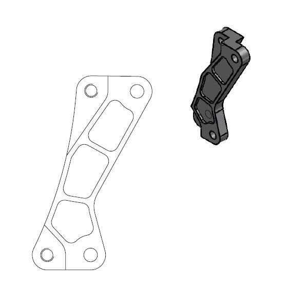Brake Caliper Adaptor Sm